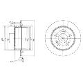 Tarcza hamulcowa do Mercedesa, BG2291, DELPHI w ofercie sklepu e-autoparts.pl 