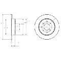 Tarcza hamulcowa do Rovera, BG2338, DELPHI w ofercie sklepu e-autoparts.pl 