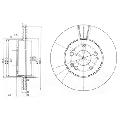 Tarcza hamulcowa do Mercedesa, BG2345, DELPHI w ofercie sklepu e-autoparts.pl 