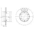 Tarcza hamulcowa do Nissana, BG2365, DELPHI w ofercie sklepu e-autoparts.pl 