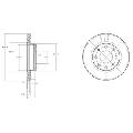 Tarcza hamulcowa do Rovera, BG2451, DELPHI w ofercie sklepu e-autoparts.pl 