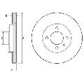 Tarcza hamulcowa do VW, BG2455, DELPHI w ofercie sklepu e-autoparts.pl 