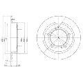 Tarcza hamulcowa do Suzuki, BG2584, DELPHI w ofercie sklepu e-autoparts.pl 