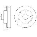 Tarcza hamulcowa do Nissana, BG2683, DELPHI w ofercie sklepu e-autoparts.pl 