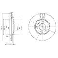 Tarcza hamulcowa do Renault, BG2693, DELPHI w ofercie sklepu e-autoparts.pl 