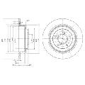 Tarcza hamulcowa do Subaru, BG2826, DELPHI w ofercie sklepu e-autoparts.pl 