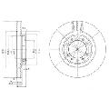 Tarcza hamulcowa do Mitsubishi, BG3099, DELPHI w ofercie sklepu e-autoparts.pl 