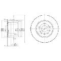 Tarcza hamulcowa do Opla, BG3274, DELPHI w ofercie sklepu e-autoparts.pl 