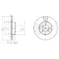 Tarcza hamulcowa do Suzuki, BG3341, DELPHI w ofercie sklepu e-autoparts.pl 