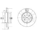 Tarcza hamulcowa do Hondy, BG3516, DELPHI w ofercie sklepu e-autoparts.pl 