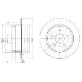 Tarcza hamulcowa do Jeepa, BG3660, DELPHI w ofercie sklepu e-autoparts.pl 