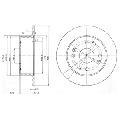 Tarcza hamulcowa do Hondy, BG3677, DELPHI w ofercie sklepu e-autoparts.pl 