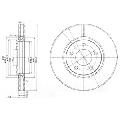 Tarcza hamulcowa do Chryslera, BG3716, DELPHI w ofercie sklepu e-autoparts.pl 