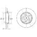 Tarcza hamulcowa do Hondy, BG3720, DELPHI w ofercie sklepu e-autoparts.pl 