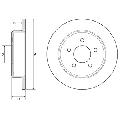 Tarcza hamulcowa do Chryslera, BG3739, DELPHI w ofercie sklepu e-autoparts.pl 