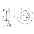 Tarcza hamulcowa do Hyundia, BG3749, DELPHI w ofercie sklepu e-autoparts.pl 