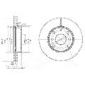 Tarcza hamulcowa do Daewoo, BG3790, DELPHI w ofercie sklepu e-autoparts.pl 