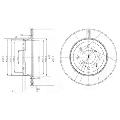 Tarcza hamulcowa do Opla, BG3884, DELPHI w ofercie sklepu e-autoparts.pl 