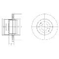 Tarcza hamulcowa do Hyundia, BG3946, DELPHI w ofercie sklepu e-autoparts.pl 
