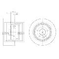 Tarcza hamulcowa do Mercedesa, BG3969, DELPHI w ofercie sklepu e-autoparts.pl 
