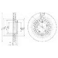 Tarcza hamulcowa do Hyundia, BG4134, DELPHI w ofercie sklepu e-autoparts.pl 