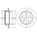 Tarcza hamulcowa do Jeepa, BG4157, DELPHI w ofercie sklepu e-autoparts.pl 