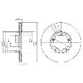 Tarcza hamulcowa do Nissana, BG4173, DELPHI w ofercie sklepu e-autoparts.pl 