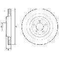 Tarcza hamulcowa do Forda, BG4832C, DELPHI w ofercie sklepu e-autoparts.pl 