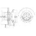 Tarcza hamulcowa do Iveco, BG9722, DELPHI w ofercie sklepu e-autoparts.pl 