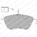 Klocki hamulcowe - komplet do Fiata, LP1722, DELPHI w ofercie sklepu e-autoparts.pl 