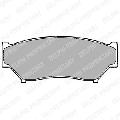Klocki hamulcowe - komplet do Suzuki, LP967, DELPHI w ofercie sklepu e-autoparts.pl 