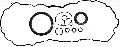 Zestaw uszczelek, skrzynia korbowa do Citroena, 08-12456-01, REINZ w ofercie sklepu e-autoparts.pl 