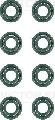 Zestaw uszczelniaczy, trzonek zaworu do Opla, 12-27431-01, REINZ w ofercie sklepu e-autoparts.pl 
