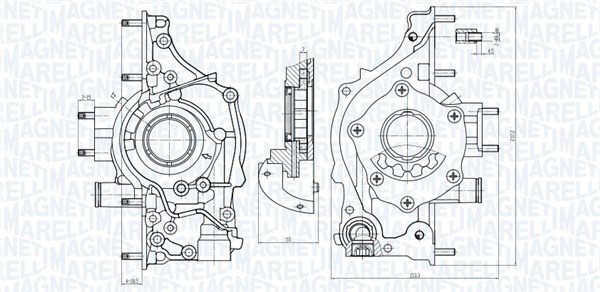 Pompa oleju do Hondy, 351516000093, MAGNETI MARELLI w ofercie sklepu e-autoparts.pl 