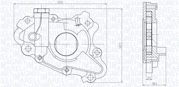Pompa oleju do Toyoty, 351516000117, MAGNETI MARELLI w ofercie sklepu e-autoparts.pl 