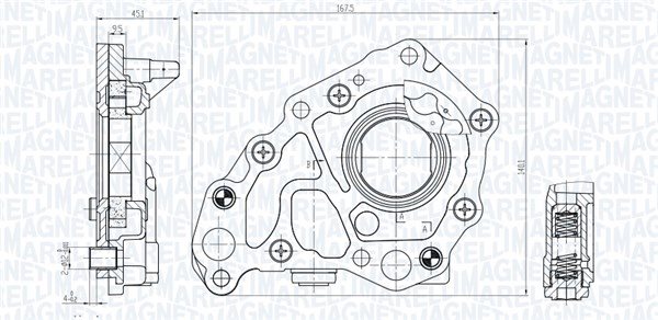 Pompa oleju do Mazdy, 351516000153, MAGNETI MARELLI w ofercie sklepu e-autoparts.pl 