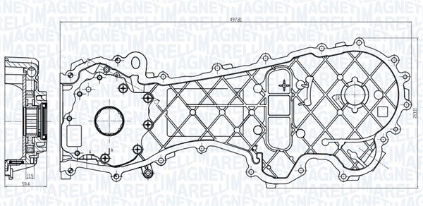 Pompa oleju do Fiata, 351516000158, MAGNETI MARELLI w ofercie sklepu e-autoparts.pl 