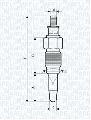 Świeca żarowa do Forda, 062900056304, MAGNETI MARELLI w ofercie sklepu e-autoparts.pl 