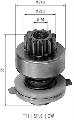 Zębnik, rozrusznik, 940113020048, MAGNETI MARELLI w ofercie sklepu e-autoparts.pl 